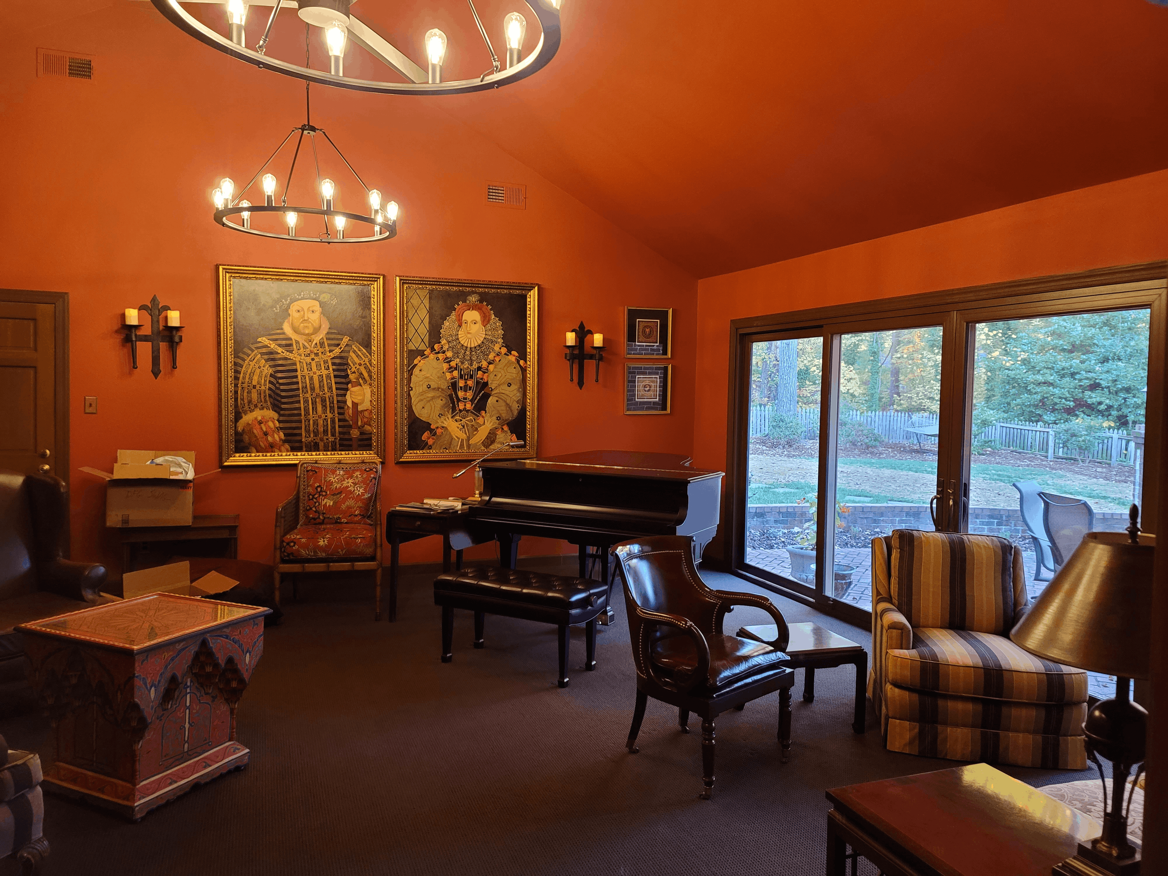 Willoughby Piano Room renovation